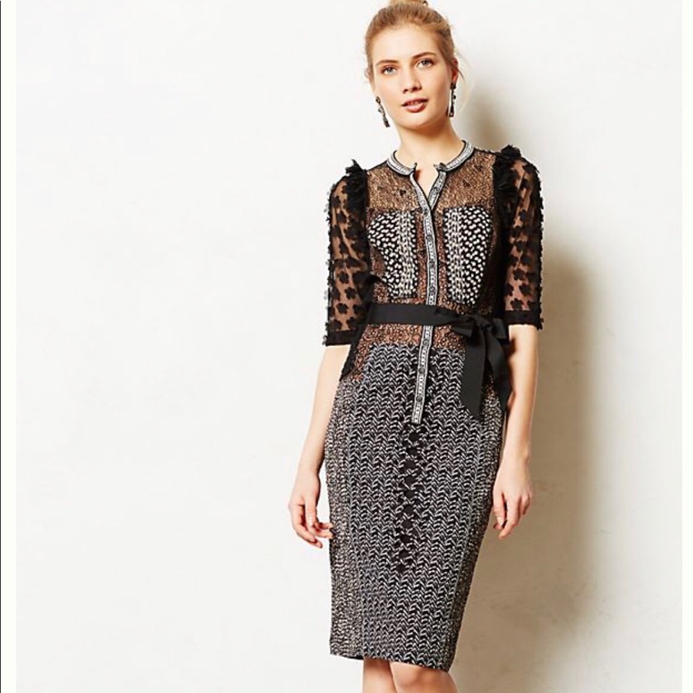 Byron Lars Allusione Sheath dress